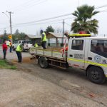 MUNICIPIO COLABORA TAPANDO HOYOS EN LOS DISTINTOS SECTORES DE LA COMUNA