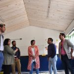 VISITAN TRABAJOS EN DOS ESTABLECIMIENTOS EDUCACIONALES DE SAGRADA FAMILIA