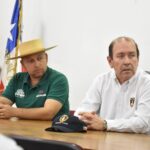 ENCUENTRO CON PRESIDENTE DE JUNTA NACIONAL DE BOMBEROS