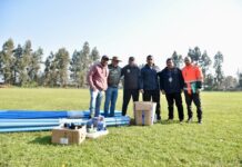 ENTREGA DE MATARIALES DE RIEGO A NACIONAL LA HIGUERILLA