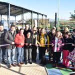 CORTE DE CINTA PARA INAUGURAR NUEVO ESPACIO DEPORTIVO-RECRETAIVO EN SANTA ADRIANA