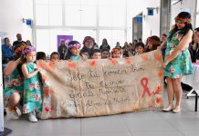 CONMEMORACIÓN DEL MES DEL CÁNCER DE MAMA EN CESFAM DE SAGRADA FAMILIA
