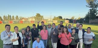 INAUGURACIÓN DE CIERRE PERIMETRAL DE CANCHA DE LO VALDIVIA